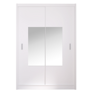 Skriňa s posuvnými dverami, biela, 150x215, MADRYT