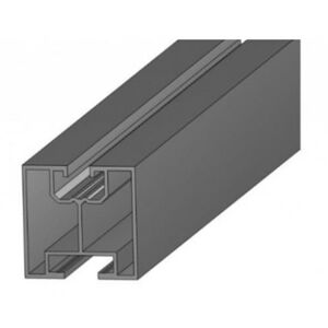 Solar AL ALU profil stříbrný - 40x40 pro kladívkový šroub (T) - 225cm