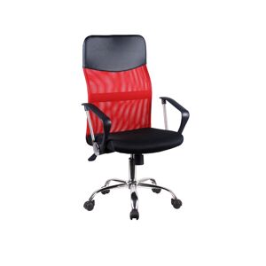 Kancelárske kreslo, červená/čierna, TC3-973M 2 NEW