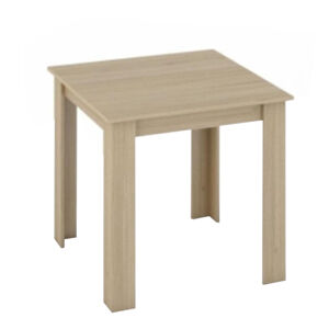 Jedálenský stôl, dub sonoma, 80x80 cm, KRAZ