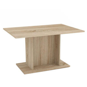 Jedálenský stôl, dub sonoma, 120x74 cm, MODERN