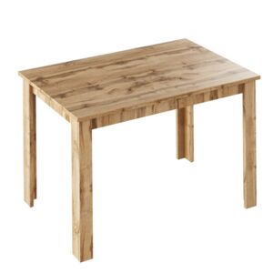 Jedálenský stôl, rozkladací, dub wotan120-167x76 cm, LAURENCI