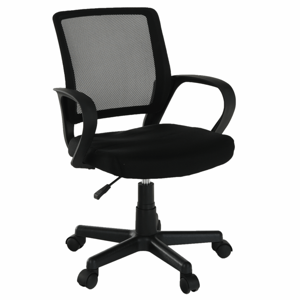Kancelárska stolička, čierna, ADRA P1, poškodený tovar