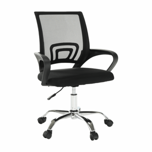 Kancelárska stolička, čierna/čierna, DEX 2 NEW, používaný tovar