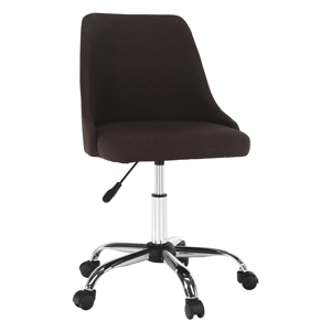 Kancelárska stolička, hnedá/chróm, EDIZ RP1, rozbalený tovar