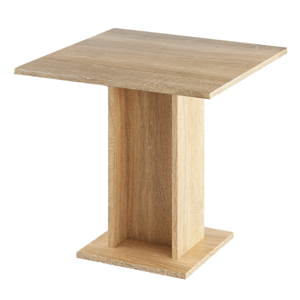 Jedálenský stôl, dub sonoma, 79x79 cm, EUGO P1, poškodený tovar