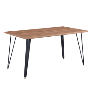 Jedálenský stôl, 150 cm, dub/čierna, FRIADO