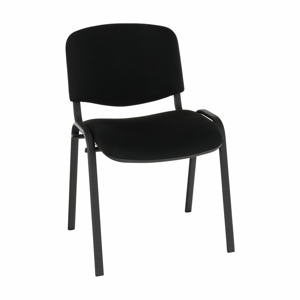Kancelárska stolička, čierna, ISO NEW C11 P1, poškodený tovar
