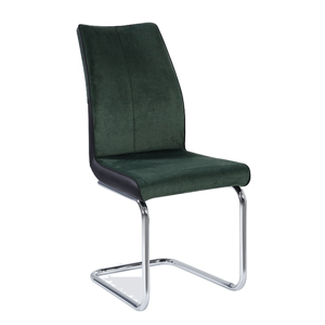 Jedálenská stolička, smaragdová/čierna, FARULA