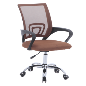 Kancelárska stolička, hnedá/čierna, DEX 2 NEW P1, poškodený tovar