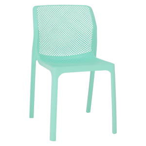 Stohovateľná stolička, biela/plast, LARKA RP1 rozbalený tovar