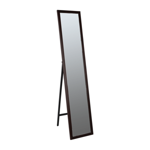 Zrkadlo, drevený rám hnedej farby, MALKIA TYP 4 P4, poškodený tovar