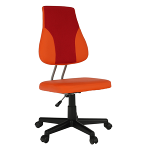 Otočná rastúca stolička, oranžová/červená, RANDAL R1, rozbalený tovar