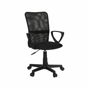 Kancelárska stolička, čierna, REMO 2 NEW P1, poškodený tovar