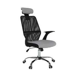 Kancelárske kreslo/stolička, čierna/sivá, REYES NEW, rozbalený tovar