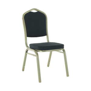Stohovateľná stolička, sivá/champagne, ZINA 2 NEW P1, poškodený tovar